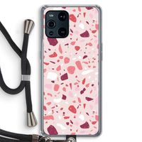 Terrazzo N°15: Oppo Find X3 Transparant Hoesje met koord