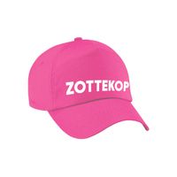 Zottekop fun pet roze voor volwassenen