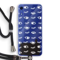 Eye pattern #3: Honor Play 8A Transparant Hoesje met koord