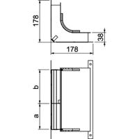 OBO Bettermann 7400637 Boog (b x h) 250.00 mm x 38.00 mm 1 stuk(s)