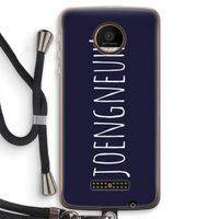 Joengneuh!: Motorola Moto Z Force Transparant Hoesje met koord
