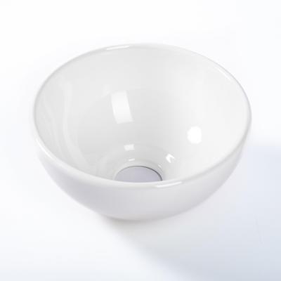 QeramiQ Dely Waskom - 20x20x9cm - keramiek - rond - glans wit SW1102400