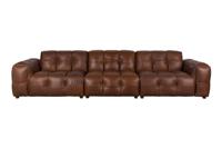 Bankstel Hackman 4,5-Seater Leather Chocolate