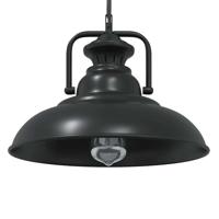 Hanglamp E27 31 cm ijzer zwart