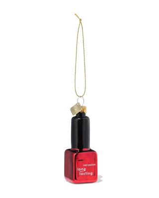 HEMA Kersthanger 9cm glas nagellak