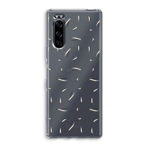 Hipster stripes: Sony Xperia 5 Transparant Hoesje