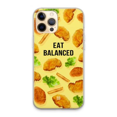 Eat Balanced: iPhone 13 Pro Max Transparant Hoesje