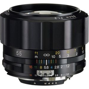 Voigtländer Nokton 55mm F/1.2 SLII-S Nikon AI-S (CPU) zwart