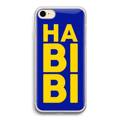 Habibi Blue: iPhone 7 Transparant Hoesje