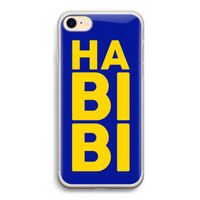 Habibi Blue: iPhone 7 Transparant Hoesje