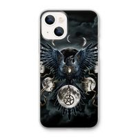 Sinister Wings: iPhone 13 mini Transparant Hoesje