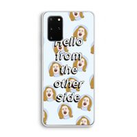 Hello: Samsung Galaxy S20 Plus Transparant Hoesje
