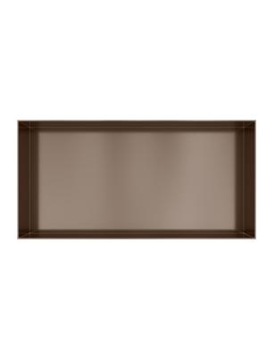 Hotbath &MORE Inbouwnis 30x60x10cm frameless Tuscan Bronze