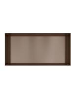 Hotbath &MORE Inbouwnis 30x60x10cm frameless Tuscan Bronze