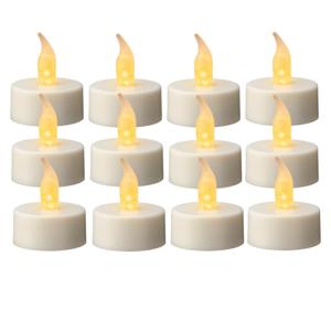 Lumineo LED waxinelichtjes - 12x stuks - wit
