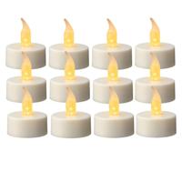 Lumineo LED waxinelichtjes - 12x stuks - wit