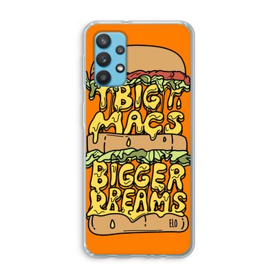 Big Macs Bigger Dreams: Samsung Galaxy A32 4G Transparant Hoesje