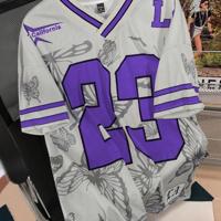 Bon&Bon Sporsity Heren Voetbal T-shirt - Oversized V-hals Mesh Top Veel kleurig-10 / M