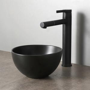 BWS Mini Waskom 23 cm Keramiek Mat Zwart Boss & Wessing