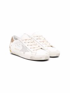 Golden Goose Kids baskets Super-Star en cuir - Blanc