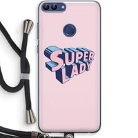 Superlady: Huawei P Smart (2018) Transparant Hoesje met koord