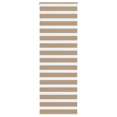 Zebra Blind 85x200 cm stofbreedte 80,9 cm polyester zandbruin