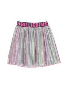 Billieblush minijupe plissée à paillettes - Vert