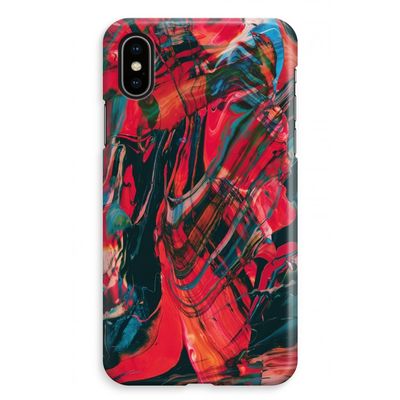 Endless Descent: iPhone XS Max Volledig Geprint Hoesje