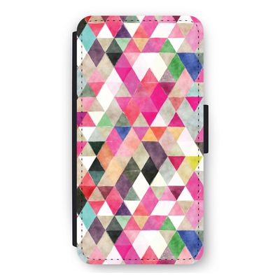 Gekleurde driehoekjes: iPhone 11 Flip Hoesje