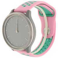 Garmin Vivoactive / Vivomove Dubbel Sport Band - Roze Groenblauw