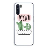 I love cacti: Oppo A91 Transparant Hoesje