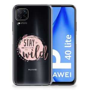 Huawei P40 Lite Telefoonhoesje met Naam Boho Stay Wild