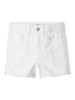 Name it zomer short meisjes - wit - NkfRose - mom fit
