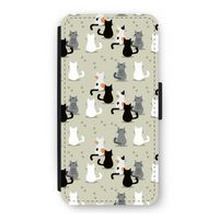 Katten: iPhone 12 Pro Flip Hoesje