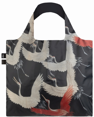 Loqi Bag MC Furisode with a Myriad of Flying Cranes Recycled