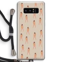 You're so golden: Samsung Galaxy Note 8 Transparant Hoesje met koord