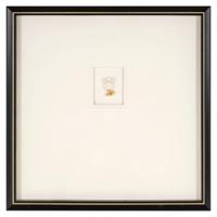 Muurkunst Danni (Zwart/wit)