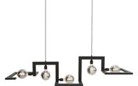 Goossens Hanglamp Anouk, Hanglamp met 5 lichtpunten exclusief lichtbron Goossens Hanglamp Anouk, Hanglamp met 5 lichtpunten exclusief lichtbron