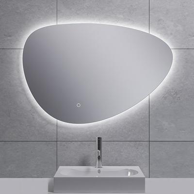Wiesbaden Uovo Ovale LED Badkamerspiegel - Dimbaar met Spiegelverwarming - 80cm