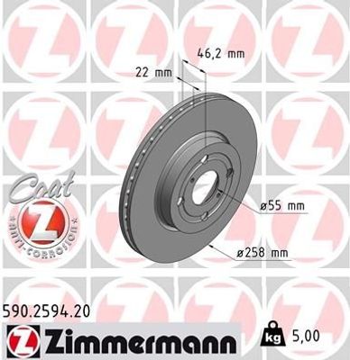 Remschijf Coat Z 590259420