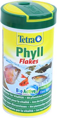 Tetra Phyll 250 ml - Premium Vlokkenvoer voor Plantenetende Siervissen, Vezelrijk voor Gezonde Groei