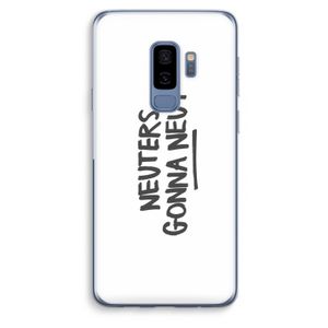 Neuters: Samsung Galaxy S9 Plus Transparant Hoesje