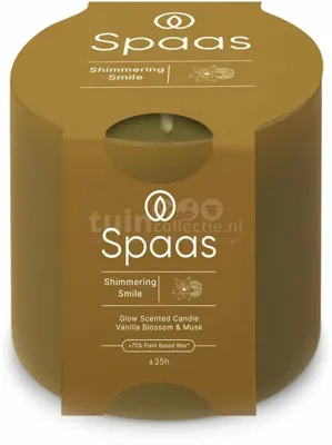 Spaas Glow Geurkaars Shimmering Smile