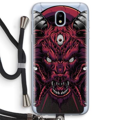 Hell Hound and Serpents: Samsung Galaxy J5 (2017) Transparant Hoesje met koord