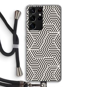 Magic pattern: Samsung Galaxy S21 Ultra Transparant Hoesje met koord