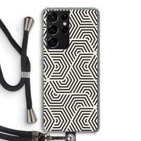 Magic pattern: Samsung Galaxy S21 Ultra Transparant Hoesje met koord