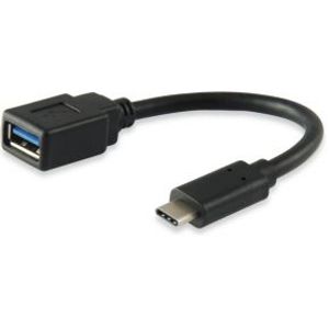 Equip 133455 0.15m USB Type C USB Type A Zwart USB-kabel
