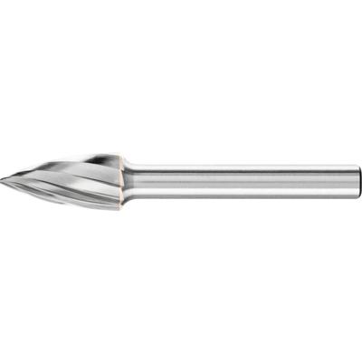 PFERD TOOLS 21122616 Freesstift Spitsboog Lengte 60 mm Afmeting, Ø 10 mm Werklengte 20 mm Schachtdiameter 6 mm
