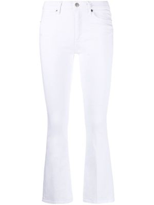 DONDUP jean droit à taille mi-haute - Blanc
