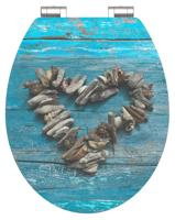 Schutte MDF High Gloss WC-bril SHELL HEART met soft-close 80540